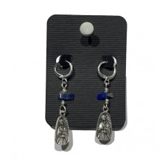 Lapis OLOG Charm Earrings Set (Dangles)